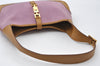 Authentic GUCCI Jackie Shoulder Hand Bag Purse Suede Leather 0013735 Pink 6679I