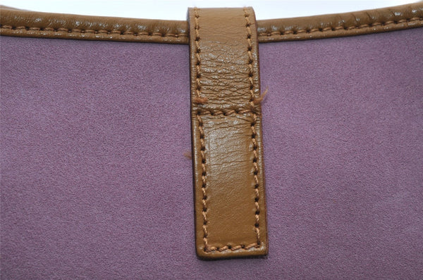 Authentic GUCCI Jackie Shoulder Hand Bag Purse Suede Leather 0013735 Pink 6679I