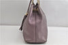 Authentic GUCCI SOHO Tassel Shoulder Tote Bag Chain Leather 308982 Purple 6681F