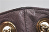 Authentic GUCCI SOHO Tassel Shoulder Tote Bag Chain Leather 308982 Purple 6681F