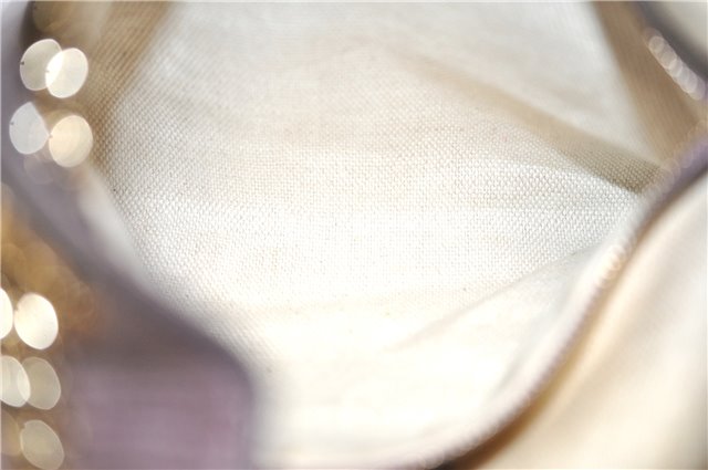 Authentic GUCCI SOHO Tassel Shoulder Tote Bag Chain Leather 308982 Purple 6681F