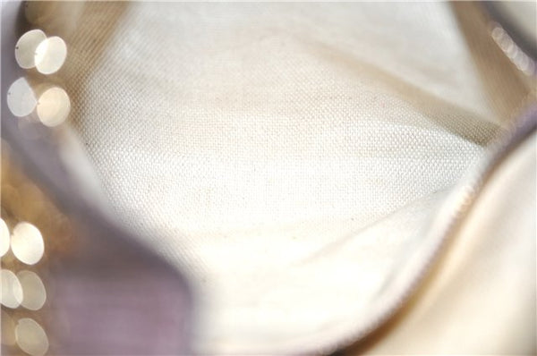 Authentic GUCCI SOHO Tassel Shoulder Tote Bag Chain Leather 308982 Purple 6681F