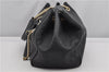 Authentic GUCCI Emily Horsebit Guccissima Leather Chain Tote Bag Black 6682F