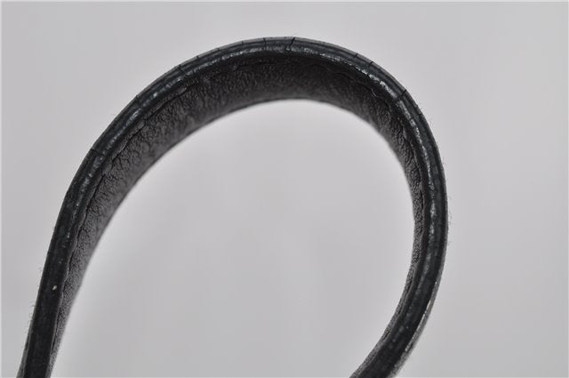 Authentic GUCCI Emily Horsebit Guccissima Leather Chain Tote Bag Black 6682F