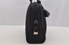 Authentic PRADA Vintage Nylon Tessuto Leather Tote Hand Bag Purse Black 6682I