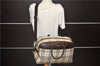 Auth BURBERRY Nova Check 2Way Shoulder Boston Bag Canvas Leather Beige 6683D