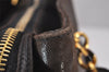 Authentic CHANEL Vintage Calf Skin Chain Shoulder Tote Bag Brown CC Logo 6683I