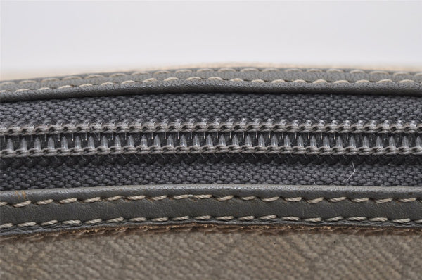 Authentic Christian Dior Honeycomb Shoulder Cross Bag PVC Leather White 6684I