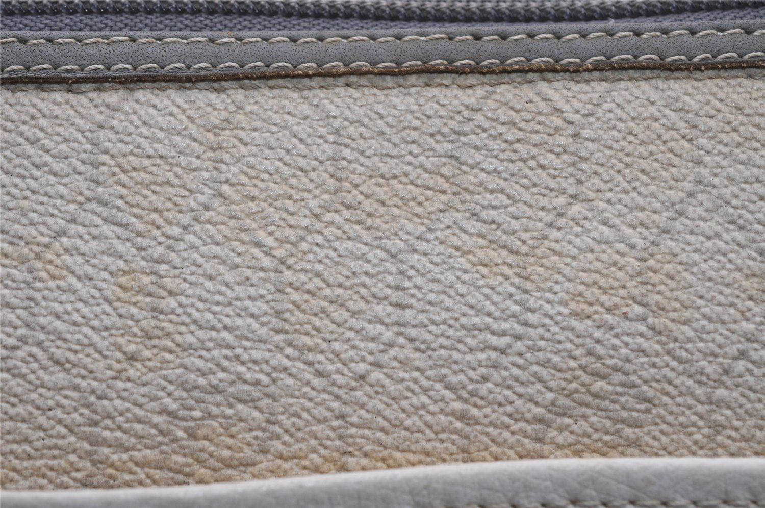 Authentic Christian Dior Honeycomb Shoulder Cross Bag PVC Leather White 6684I