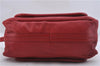 Authentic Chloe Paraty 2Way Shoulder Hand Bag Purse Red 6686D