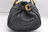 Authentic Chloe Paddington Leather Shoulder Hand Bag Purse Black 6687D