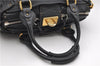 Authentic Chloe Paddington Leather Shoulder Hand Bag Purse Black 6687D