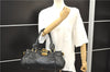 Authentic Chloe Paddington Leather Shoulder Hand Bag Purse Black 6687D