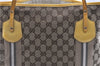 Authentic GUCCI Jolie Sherry Line Tote Bag GG Canvas Enamel 211970 Brown 6687F