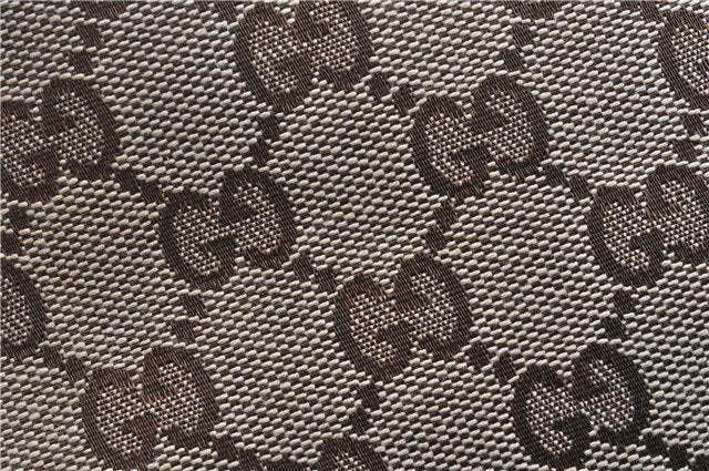 Authentic GUCCI Jolie Sherry Line Tote Bag GG Canvas Enamel 211970 Brown 6687F