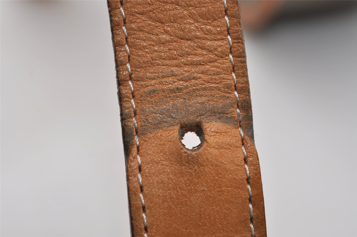 Authentic Christian Dior Shoulder Cross Body Bag Purse PVC Leather Gray 6687I