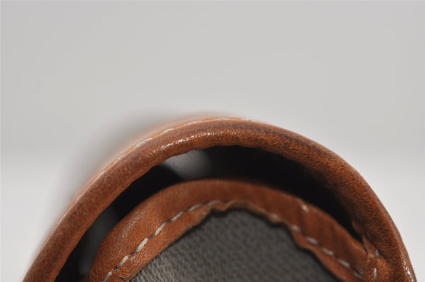 Authentic Christian Dior Shoulder Cross Body Bag Purse PVC Leather Gray 6687I