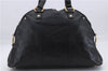 Authentic YVES SAINT LAURENT Muse Shoulder Hand Bag Leather 156464 Black 6688D