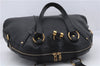 Authentic YVES SAINT LAURENT Muse Shoulder Hand Bag Leather 156464 Black 6688D