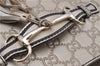 Authentic GUCCI Guccissima Horsebit Chain Shoulder Bag Leather 295402 Gold 6688F