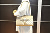 Authentic GUCCI Guccissima Horsebit Chain Shoulder Bag Leather 295402 Gold 6688F