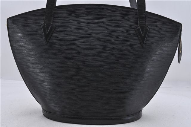 Auth Louis Vuitton Epi Saint Jacques Shopping Shoulder Bag Black M52262 LV 6690D