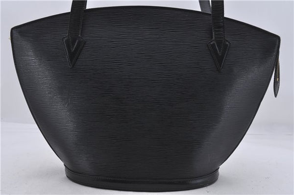 Auth Louis Vuitton Epi Saint Jacques Shopping Shoulder Bag Black M52262 LV 6690D