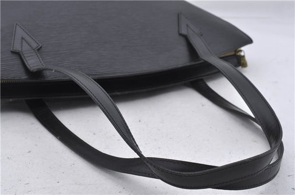 Auth Louis Vuitton Epi Saint Jacques Shopping Shoulder Bag Black M52262 LV 6690D