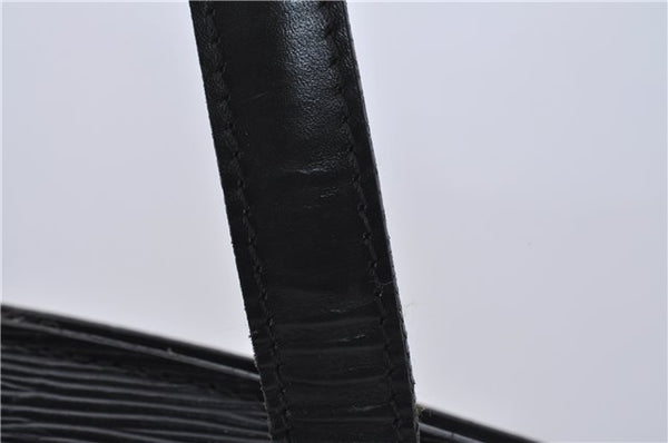 Auth Louis Vuitton Epi Saint Jacques Shopping Shoulder Bag Black M52262 LV 6690D