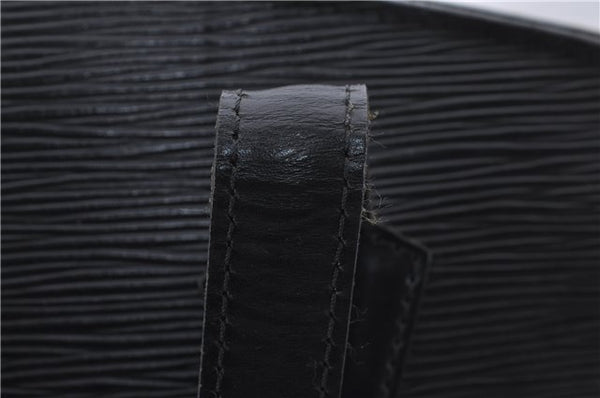 Auth Louis Vuitton Epi Saint Jacques Shopping Shoulder Bag Black M52262 LV 6690D