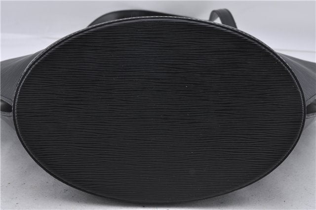 Auth Louis Vuitton Epi Saint Jacques Shopping Shoulder Bag Black M52262 LV 6690D