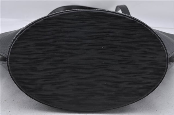 Auth Louis Vuitton Epi Saint Jacques Shopping Shoulder Bag Black M52262 LV 6690D