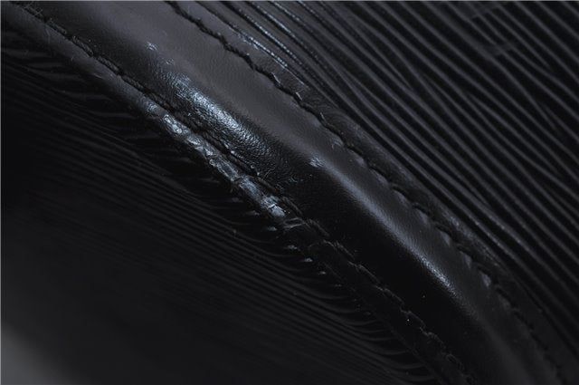 Auth Louis Vuitton Epi Saint Jacques Shopping Shoulder Bag Black M52262 LV 6690D