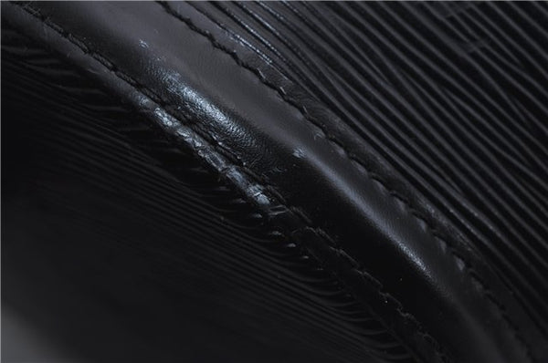 Auth Louis Vuitton Epi Saint Jacques Shopping Shoulder Bag Black M52262 LV 6690D