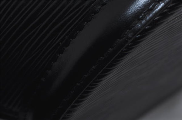 Auth Louis Vuitton Epi Saint Jacques Shopping Shoulder Bag Black M52262 LV 6690D