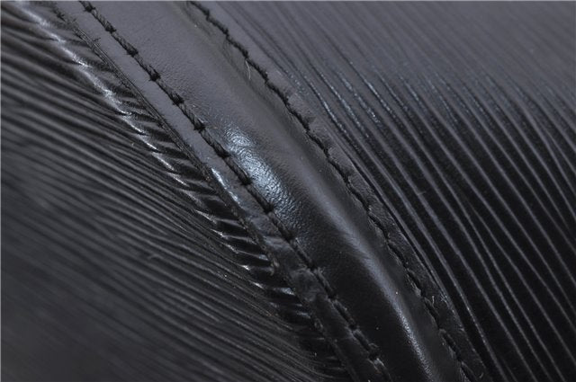 Auth Louis Vuitton Epi Saint Jacques Shopping Shoulder Bag Black M52262 LV 6690D