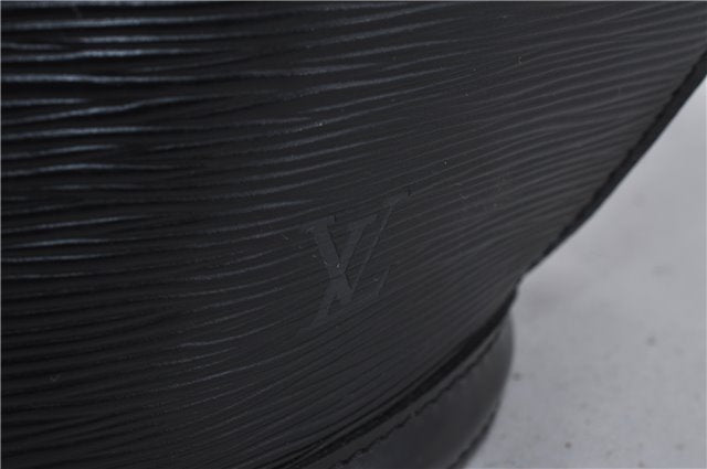 Auth Louis Vuitton Epi Saint Jacques Shopping Shoulder Bag Black M52262 LV 6690D