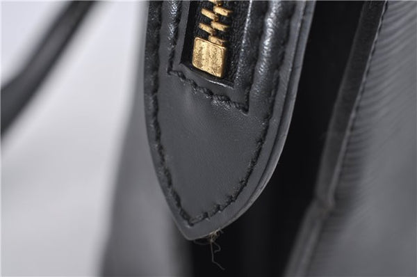 Auth Louis Vuitton Epi Saint Jacques Shopping Shoulder Bag Black M52262 LV 6690D