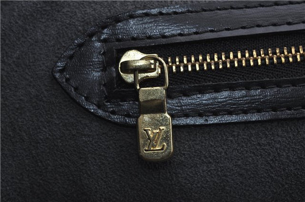 Auth Louis Vuitton Epi Saint Jacques Shopping Shoulder Bag Black M52262 LV 6690D