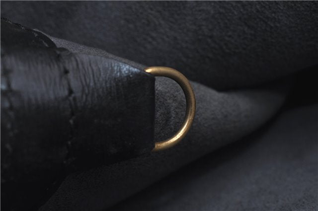 Auth Louis Vuitton Epi Saint Jacques Shopping Shoulder Bag Black M52262 LV 6690D