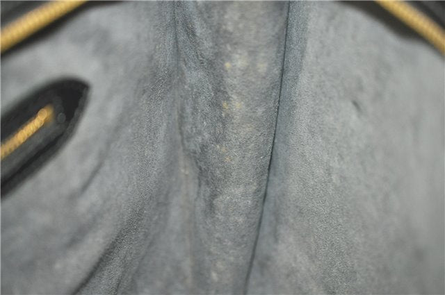 Auth Louis Vuitton Epi Saint Jacques Shopping Shoulder Bag Black M52262 LV 6690D