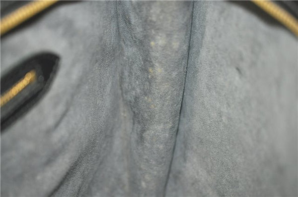 Auth Louis Vuitton Epi Saint Jacques Shopping Shoulder Bag Black M52262 LV 6690D