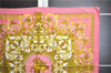 Authentic HERMES Carre 90 Scarf "LES TUILERIES " Silk Pink 6690E