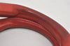 Authentic CELINE Boogie Bag Vintage Hand Bag Purse Leather Red 6690I