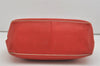 Authentic CELINE Boogie Bag Vintage Hand Bag Purse Leather Red 6690I