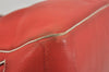 Authentic CELINE Boogie Bag Vintage Hand Bag Purse Leather Red 6690I
