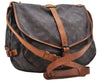 Auth Louis Vuitton Monogram Saumur 35 Shoulder Cross Body Bag M42254 LV 6691D