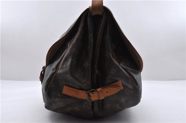 Auth Louis Vuitton Monogram Saumur 35 Shoulder Cross Body Bag M42254 LV 6691D