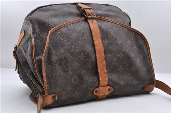 Auth Louis Vuitton Monogram Saumur 35 Shoulder Cross Body Bag M42254 LV 6691D