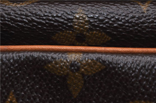 Auth Louis Vuitton Monogram Saumur 35 Shoulder Cross Body Bag M42254 LV 6691D